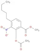 Benzoic acid, 2-(acetyloxy)-3-nitro-4-pentyl-, methyl ester