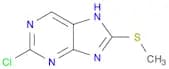 2-Chloro-8-(methylthio);-7H-purine