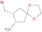 1,4-Dioxaspiro[4.4]nonane, 7-(bromomethyl)-8-methyl-, cis-