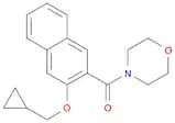 Morpholine, 4-[[3-(cyclopropylmethoxy)-2-naphthalenyl]carbonyl]-