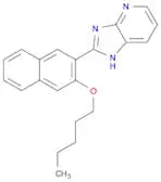 1H-Imidazo[4,5-b]pyridine, 2-[3-(pentyloxy)-2-naphthalenyl]-