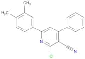 3-Pyridinecarbonitrile, 2-chloro-6-(3,4-dimethylphenyl)-4-phenyl-