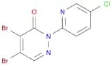 3(2H)-Pyridazinone, 4,5-dibromo-2-(5-chloro-2-pyridinyl)-
