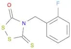 1,2,4-Dithiazolidin-3-one, 4-[(2-fluorophenyl)methyl]-5-thioxo-