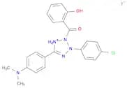 3-(4-CHLOROPHENYL)-5-(4-(DIMETHYLAMINO)PHENYL)-2-(2-HYDROXYBENZOYL)-2H-TETRAZOLIUM IODIDE