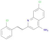 4-Quinolinamine, 7-chloro-2-[2-(2-chlorophenyl)ethenyl]-