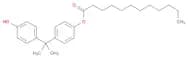 Dodecanoic acid, 4-[1-(4-hydroxyphenyl)-1-methylethyl]phenyl ester