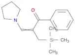 2-Propen-1-one, 1-phenyl-3-(1-pyrrolidinyl)-2-[(trimethylsilyl)methyl]-