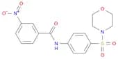 Benzamide, N-[4-(4-morpholinylsulfonyl)phenyl]-3-nitro-