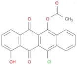 5,12-Naphthacenedione, 6-(acetyloxy)-11-chloro-1-hydroxy-