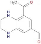 8-Acetyl-1,2,3,4-tetrahydroquinoxaline-6-carbaldehyde