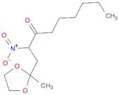 3-Nonanone, 1-(2-methyl-1,3-dioxolan-2-yl)-2-nitro-