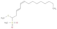3,5-Tetradecadiene, 1-(methylsulfonyl)-1-(methylthio)-, (E,Z)-