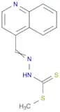 Hydrazinecarbodithioic acid, (4-quinolinylmethylene)-, methyl ester