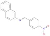 2-Naphthalenamine, N-[(4-nitrophenyl)methylene]-