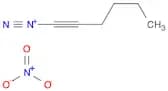 1-Hexyne-1-diazonium, nitrate (1:1)