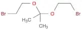 Propane, 2,2-bis(2-bromoethoxy)-