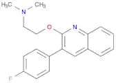 Ethanamine, 2-[[3-(4-fluorophenyl)-2-quinolinyl]oxy]-N,N-dimethyl-