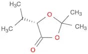 1,3-Dioxolan-4-one, 2,2-dimethyl-5-(1-methylethyl)-, (S)-