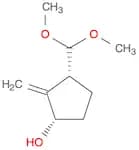 Cyclopentanol, 3-(dimethoxymethyl)-2-methylene-, cis-