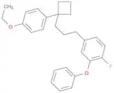Benzene, 4-[3-[1-(4-ethoxyphenyl)cyclobutyl]propyl]-1-fluoro-2-phenoxy-