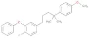 Benzene, 1-fluoro-4-[4-(4-methoxyphenyl)-4-methylpentyl]-2-phenoxy-