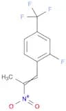 Benzene, 2-fluoro-1-(2-nitro-1-propenyl)-4-(trifluoromethyl)-