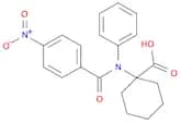 Cyclohexanecarboxylic acid, 1-[(4-nitrobenzoyl)phenylamino]-