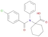 Cyclohexanecarboxylic acid, 1-[(4-chlorobenzoyl)phenylamino]-
