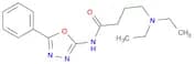 Butanamide, 4-(diethylamino)-N-(5-phenyl-1,3,4-oxadiazol-2-yl)-