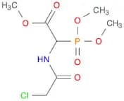 Acetic acid, [(chloroacetyl)amino](dimethoxyphosphinyl)-, methyl ester