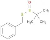2-Propanesulfinothioic acid, 2-methyl-, S-(phenylmethyl) ester