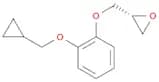 Oxirane, [[2-(cyclopropylmethoxy)phenoxy]methyl]-, (R)-