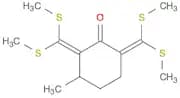 Cyclohexanone, 2,6-bis[bis(methylthio)methylene]-3-methyl-