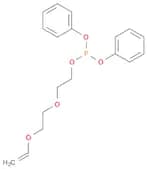 Phosphorous acid, 2-[2-(ethenyloxy)ethoxy]ethyl diphenyl ester
