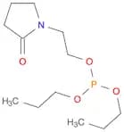 Phosphorous acid, 2-(2-oxo-1-pyrrolidinyl)ethyl dipropyl ester