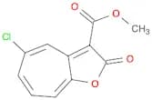 2H-Cyclohepta[b]furan-3-carboxylic acid, 5-chloro-2-oxo-, methyl ester