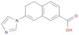 2-Naphthalenecarboxylicacid, 5,6-dihydro-7-(1H-imidazol-1-yl)-