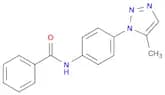 Benzamide, N-[4-(5-methyl-1H-1,2,3-triazol-1-yl)phenyl]-