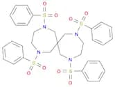2,5,9,12-Tetraazaspiro[6.6]tridecane, 2,5,9,12-tetrakis(phenylsulfonyl)-