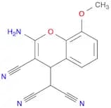 Propanedinitrile, (2-amino-3-cyano-8-methoxy-4H-1-benzopyran-4-yl)-