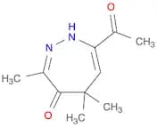 4H-1,2-Diazepin-4-one, 7-acetyl-1,5-dihydro-3,5,5-trimethyl-