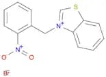 Benzothiazolium, 3-[(2-nitrophenyl)methyl]-, bromide