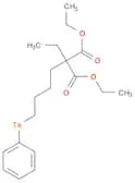 Propanedioic acid, ethyl[4-(phenyltelluro)butyl]-, diethyl ester