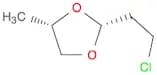 1,3-Dioxolane, 2-(2-chloroethyl)-4-methyl-, cis-
