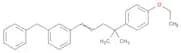 Benzene, 1-[4-(4-ethoxyphenyl)-4-methyl-1-pentenyl]-3-(phenylmethyl)-