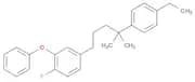 Benzene, 4-[4-(4-ethylphenyl)-4-methylpentyl]-1-fluoro-2-phenoxy-
