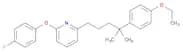 Pyridine, 2-[4-(4-ethoxyphenyl)-4-methylpentyl]-6-(4-fluorophenoxy)-