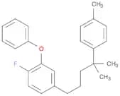 Benzene, 1-fluoro-4-[4-methyl-4-(4-methylphenyl)pentyl]-2-phenoxy-