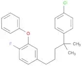 Benzene, 4-[4-(4-chlorophenyl)-4-methylpentyl]-1-fluoro-2-phenoxy-